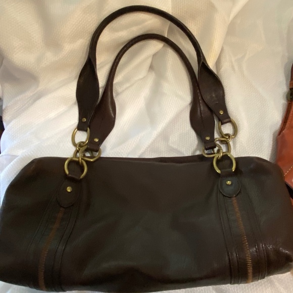 Sigrid Olsen Brown Leather Handbag - Picture 1 of 6